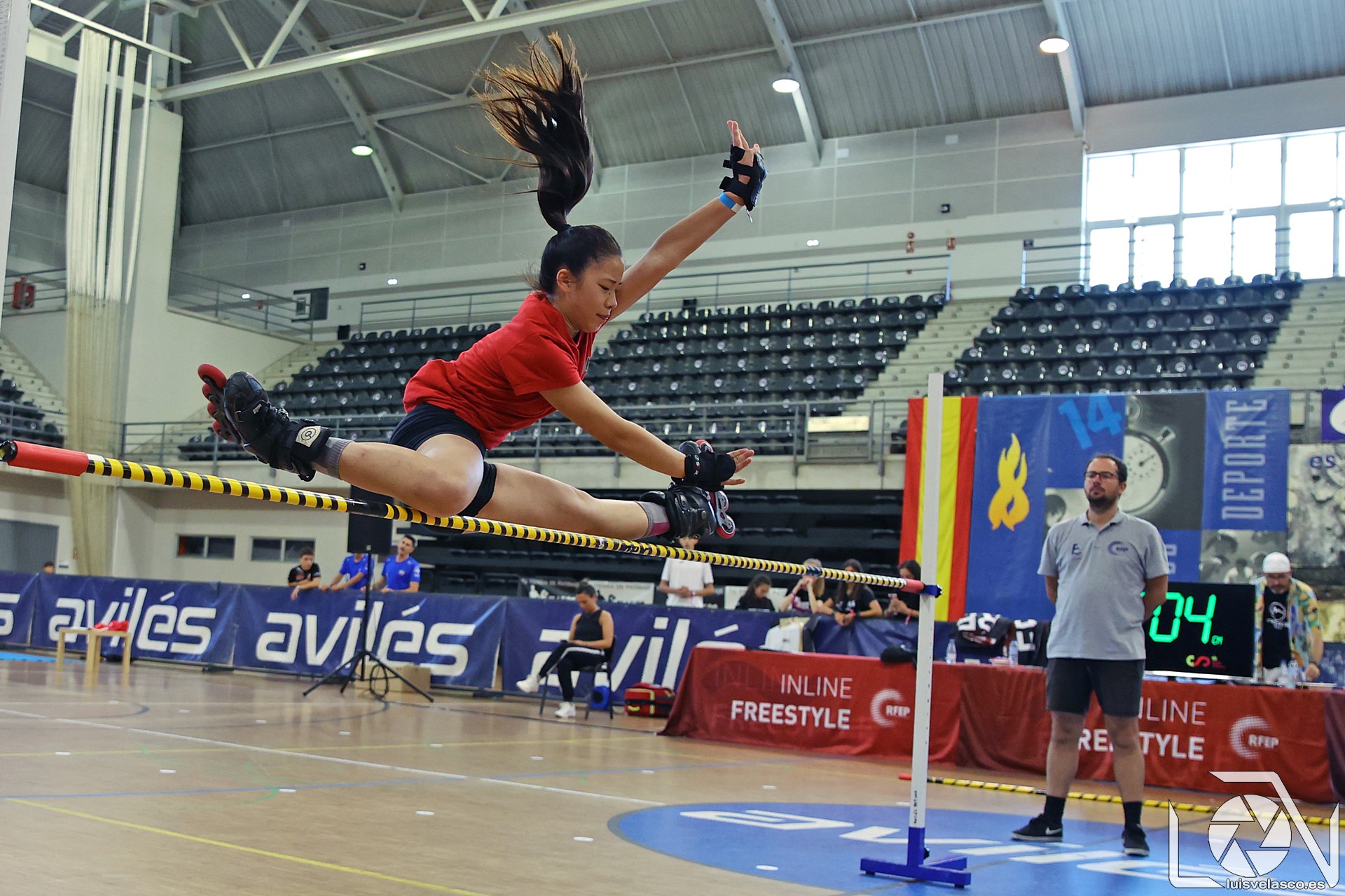 Irene salto inline freestyle